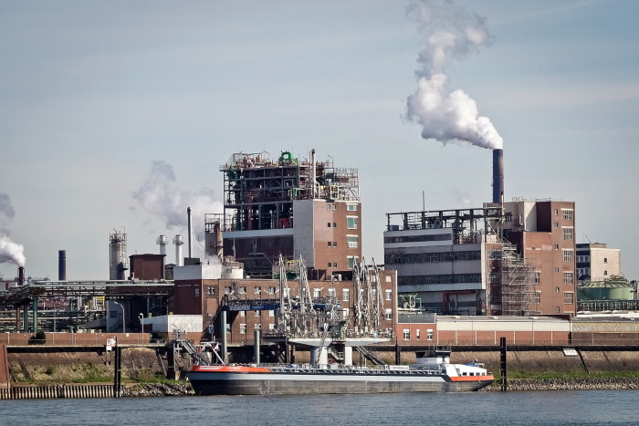 Ein Industriegelände in Krefeld.